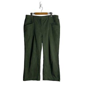 White Stuff Women's Green High Waisted Wide Leg Pants